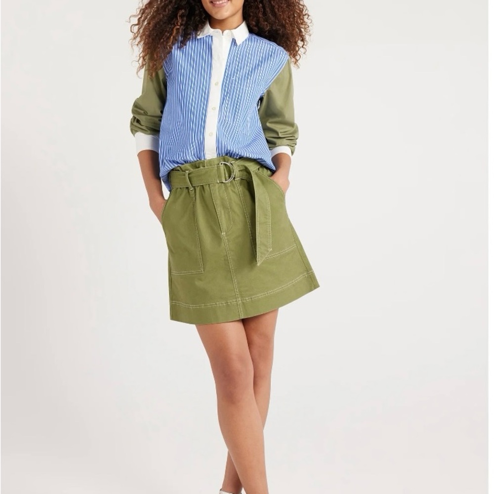 Women’s Trendy Multi-Patterned Button Up Shirt